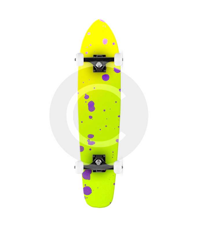 Lime Spot Skateboard
