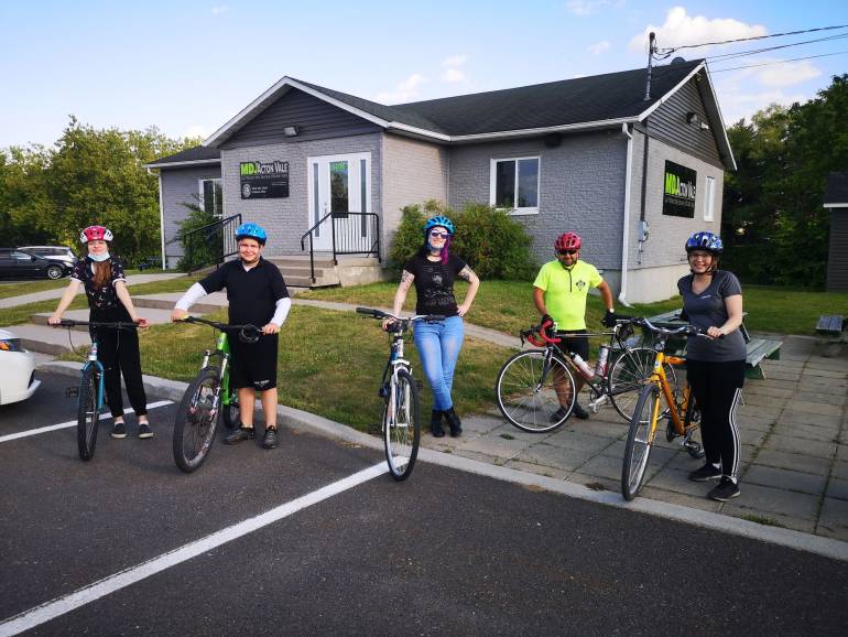 1er juin: jour 1/20 du défi vélo!